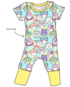 Mythical Squish Friends Grow With Me Pants And Shorts Romper