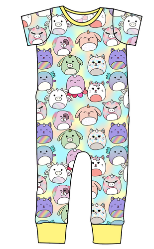 Mythical Squish Friends Emmett Pants And Shorts T-Shirt Romper