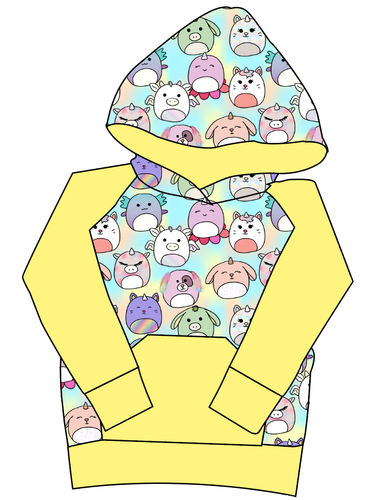Mythical Squish Friends Mens' Hoodie