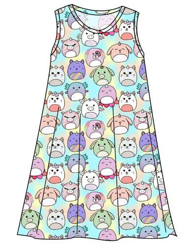 Mythical Squish Friends Ladies' Swing Dress