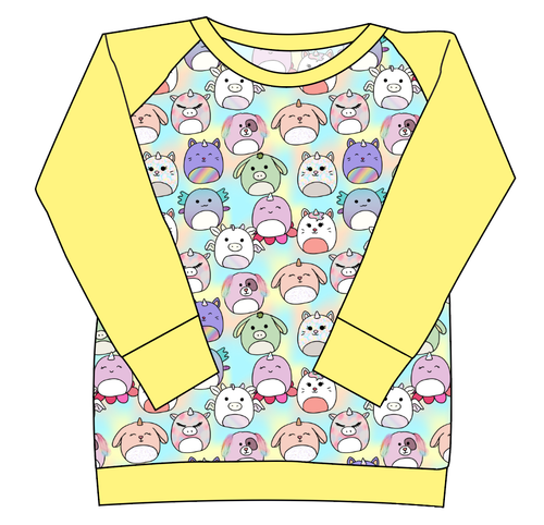 Mythical Squish Friends Ladies' Classic Crewneck