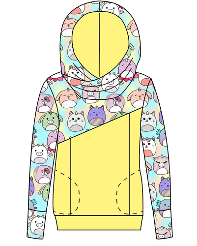 Mythical Squish Friends Ladies Hoodie