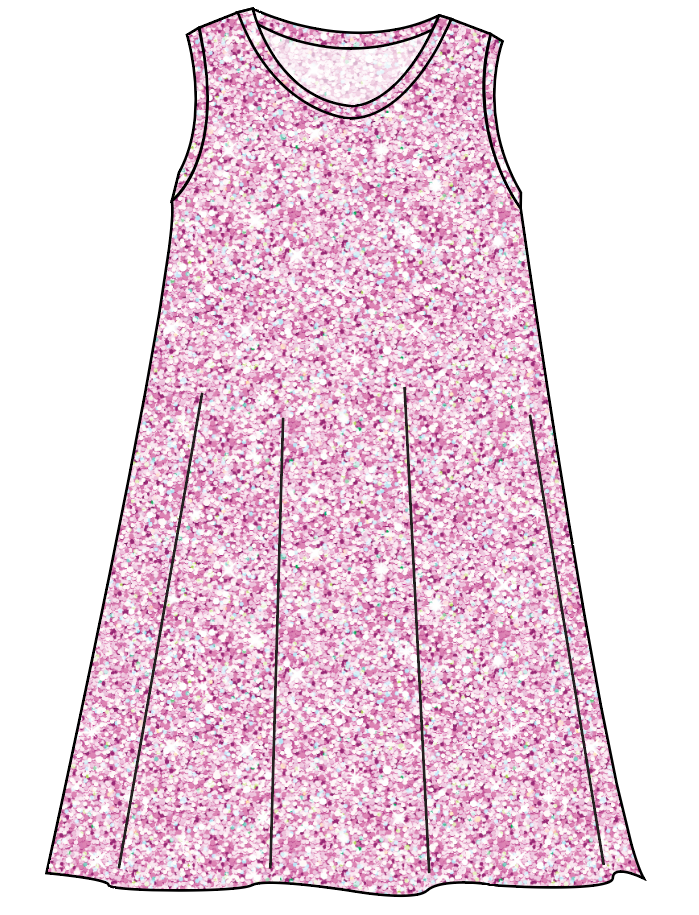 Glitters Ladies' Swing Dress