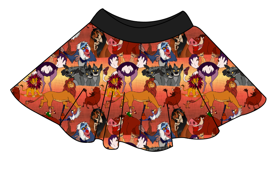 Hakuna Matata Circle Skirt