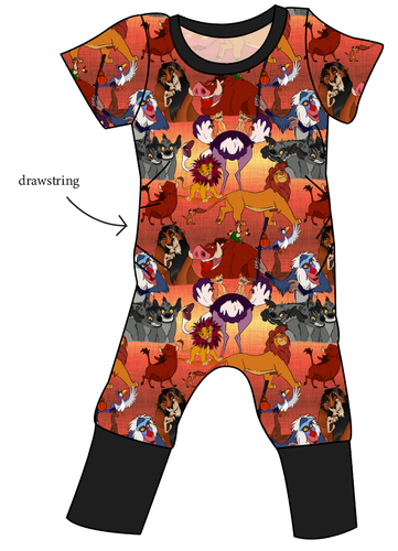 Hakuna Matata Grow With Me Pants And Shorts Romper