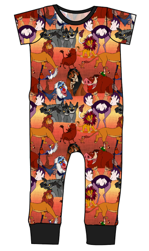 Hakuna Matata Emmett Pants And Shorts T-Shirt Romper