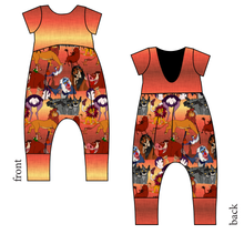 Load image into Gallery viewer, Hakuna Matata Low Back Romper and Bubble Romper