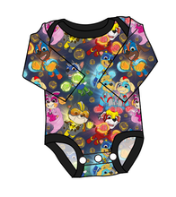 Load image into Gallery viewer, Super Pups Lap Neck Bodysuit