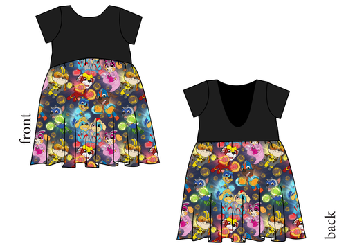 Super Pups Low Back Dress