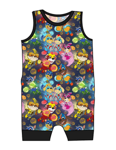 Super Pups Emmett Pants And Shorts T-Shirt Romper