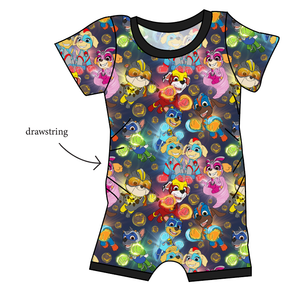 Super Pups Grow With Me Pants And Shorts Romper