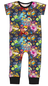 Super Pups Bennett Pants and Shorts Length T-Shirt Romper