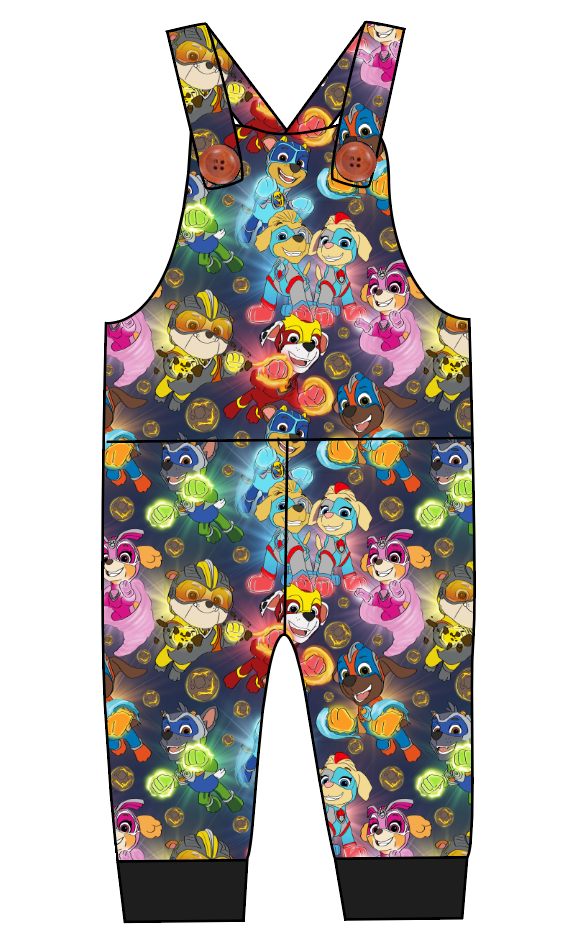 Super Pups Overalls and Shortalls