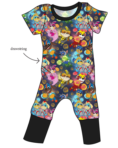 Super Pups Grow With Me Pants And Shorts Romper
