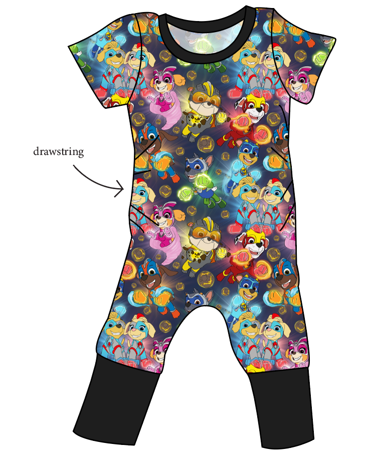 Super Pups Grow With Me Pants And Shorts Romper