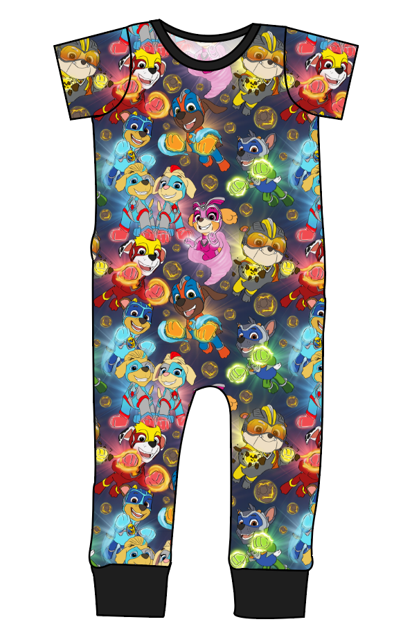 Super Pups Emmett Pants And Shorts T-Shirt Romper