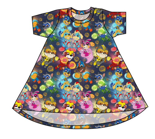 Super Pups Basic T-Shirt Dress