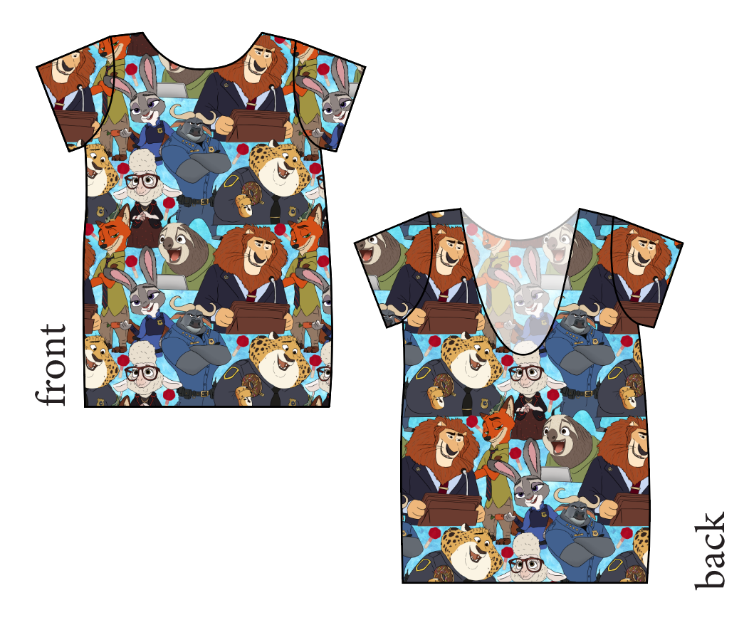 Mammal Metropolis Low Back Ballerina Tee