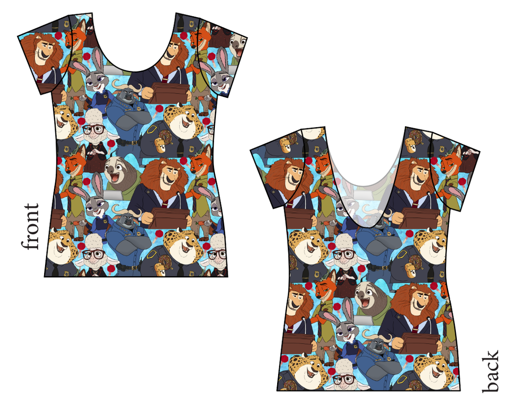 Mammal Metropolis Ladies' Low Back Ballerina Tee