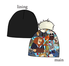 Load image into Gallery viewer, Mammal Metropolis Slouchy Beanie (Reversible!)