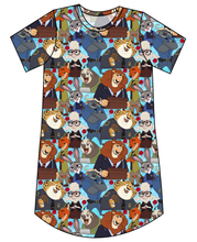 Load image into Gallery viewer, Mammal Metropolis Ladies&#39; T-Shirt Dress