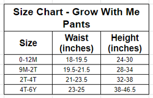 Cutesy Shapes Grow With Me Pants And Shorts