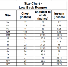 Load image into Gallery viewer, Monster Check Low Back Romper and Bubble Romper