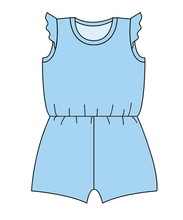 Load image into Gallery viewer, Simply Solids Ivy Summer Romper