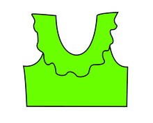 Load image into Gallery viewer, Swim Solids Swim Preorder Ruffle Neck Swim Top