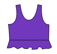 Load image into Gallery viewer, Swim Solids Swim Preorder Peplum Swim Top