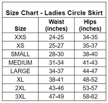 Load image into Gallery viewer, Celiac Glitter Ladies&#39; Circle Skirt