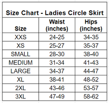 Load image into Gallery viewer, Classic Dinos Ladies&#39; Circle Skirt