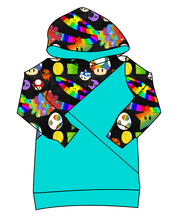 Load image into Gallery viewer, Rainbow Road Classic Hoodie (or Crewneck)