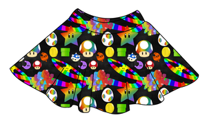 Rainbow Road Ladies' Circle Skirt