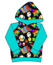 Load image into Gallery viewer, Rainbow Road Classic Hoodie (or Crewneck)