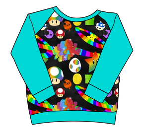 Rainbow Road Classic Hoodie (or Crewneck)