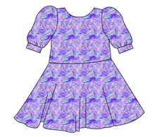 Load image into Gallery viewer, Rainbow Holo Marker Prairie Dress