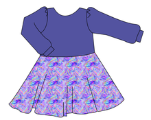 Load image into Gallery viewer, Rainbow Holo Marker Prairie Dress