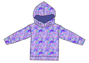 Rainbow Holo Marker Oversized Hoodie