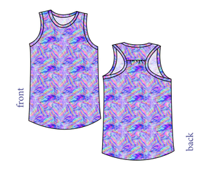 Rainbow Holo Marker Summer Tank