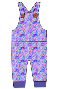 Rainbow Holo Marker Overalls and Shortalls