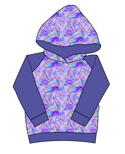 Rainbow Holo Marker Classic Hoodie (or Crewneck)