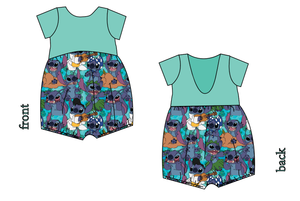 Experiment 626 Low Back Romper and Bubble Romper