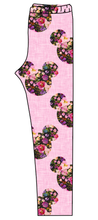 Load image into Gallery viewer, Floral Mouse Ears Ladies&#39; Lounge Leggings
