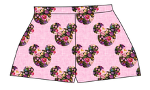 Load image into Gallery viewer, Floral Mouse Ears Ladies&#39; Lounge Shorts