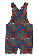 Load image into Gallery viewer, Spectacular Spidey Overalls and Shortalls