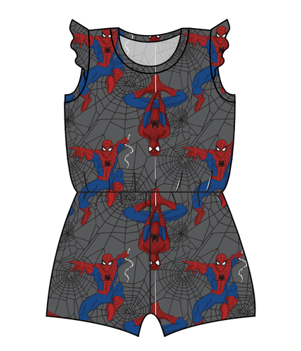 Spectacular Spidey Ivy Summer Romper