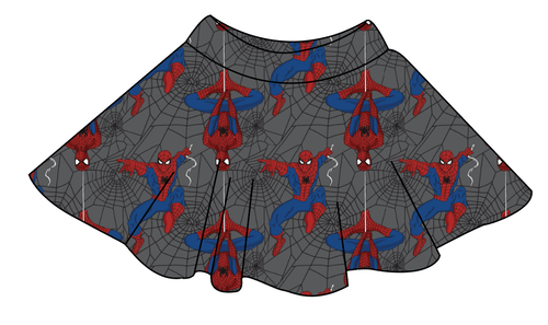 Spectacular Spidey Ladies' Circle Skirt