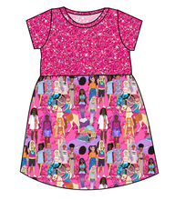 Load image into Gallery viewer, Girls Can Do Anything Play Dress