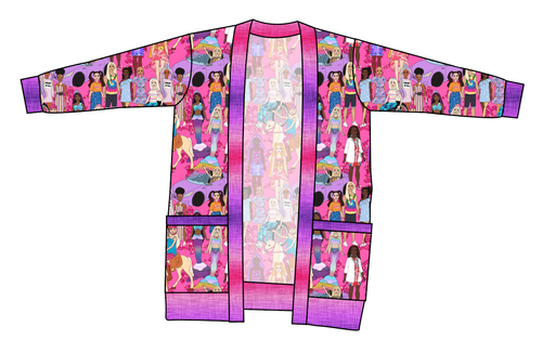 Girls Can Do Anything Ladies' Grandpa Cardigan